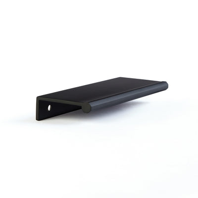 Schaub Baker 5" C-C Edge Pull in Matte Black