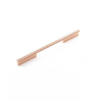 Schaub MODO 12" C-C Pull in Polished Rose Gold