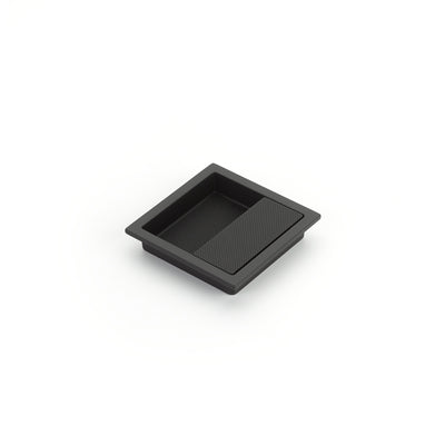 Schaub MODO 3-7/8" x 3-7/8" Overall Square Recessed Pull in Matte Black