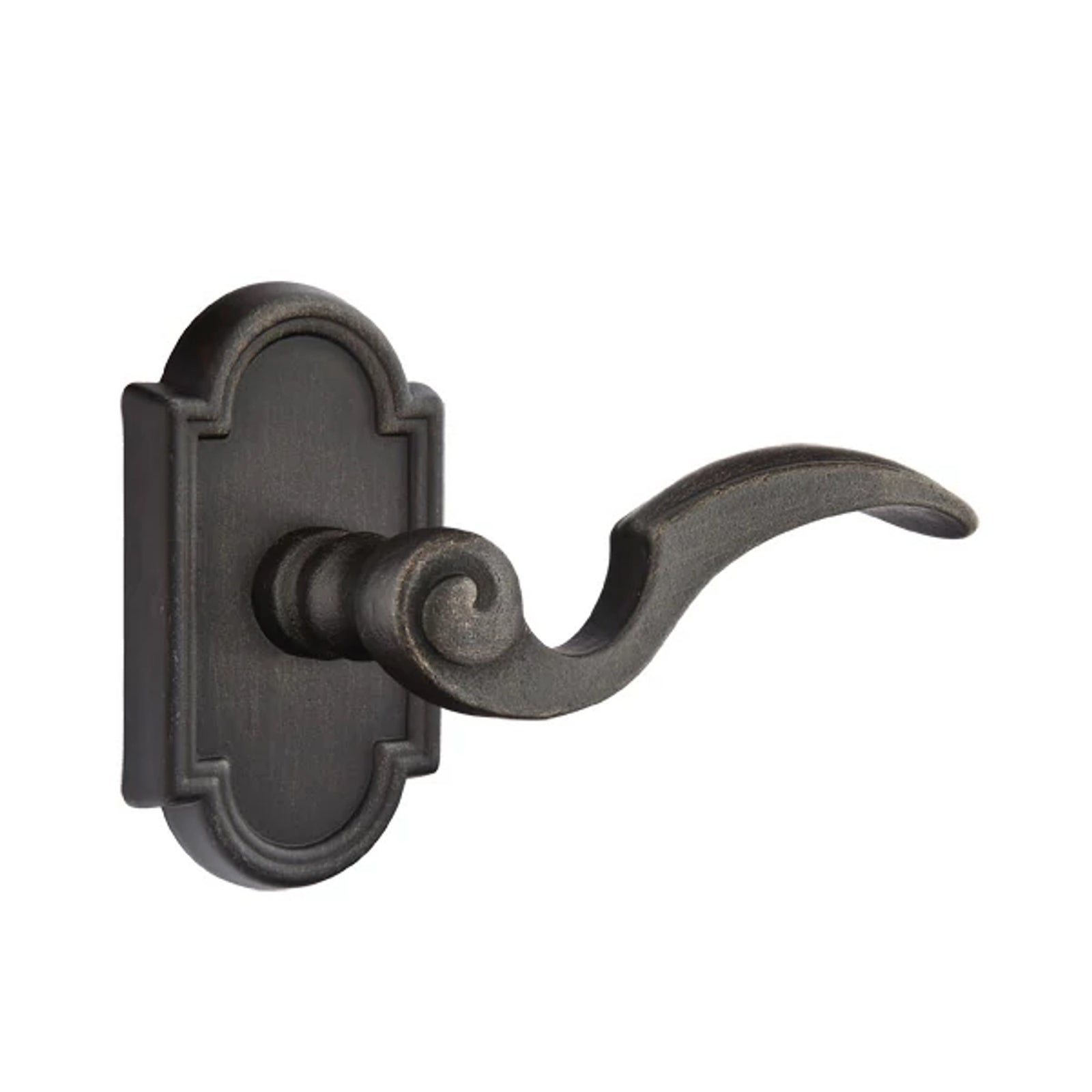 Emtek Napoli Lever with #11 Rosette in Medium Bronze