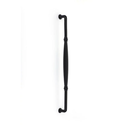 Emtek Tuscany Bronze Fluted 18" C-C Appliance Pull in Flat Black Bronze