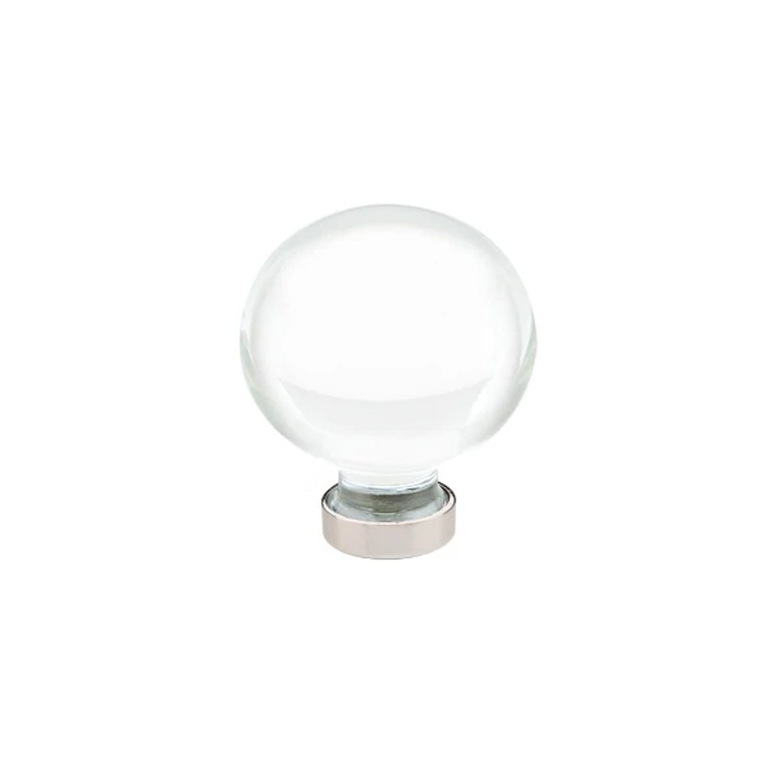 Emtek Bristol Crystal 1" Knob (shown in Polished Nickel)