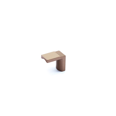 Schaub Quadrato 1-1/8" Wide Finger Pull in Satin Bronze