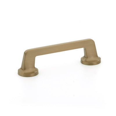Schaub Northport Round Base 4" C-C Pull, Round Base in Brushed Bronze
