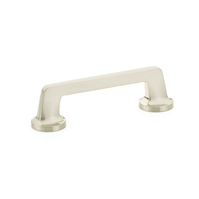 Schaub Northport Round Base 4" C-C Pull, Round Base in Brushed Nickel