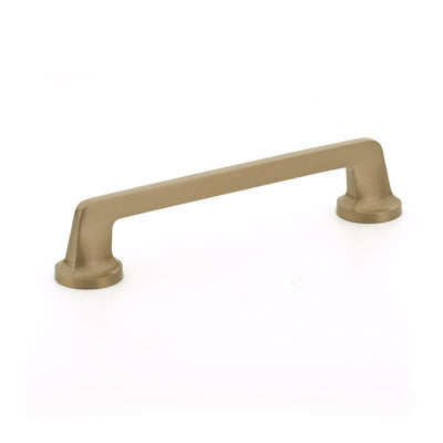 Schaub Northport Round Base 6" C-C Pull, Round Base in Brushed Bronze