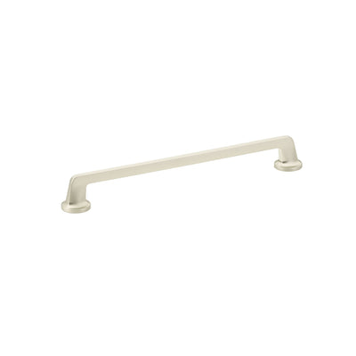 Schaub Northport Round Base 10" C-C Pull, Round Base in Satin Nickel
