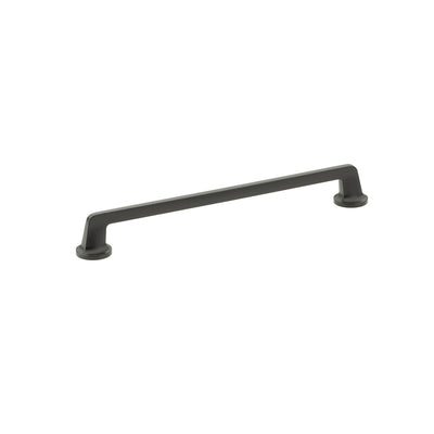Schaub Northport Round Base 10" C-C Pull, Round Base in Matte Black
