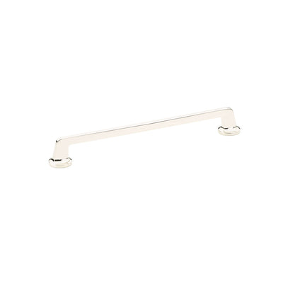 Schaub Northport Round Base 10" C-C Pull, Round Base in Polished Nickel