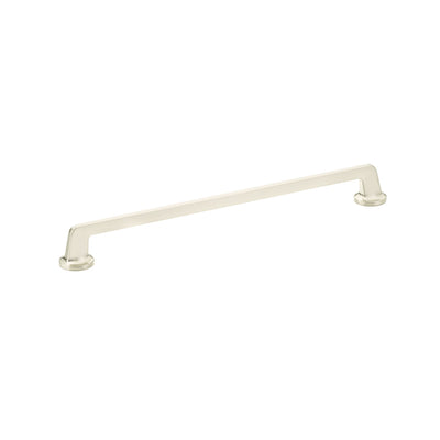 Schaub Northport Round Base 12" C-C Pull, Round Base in Brushed Nickel