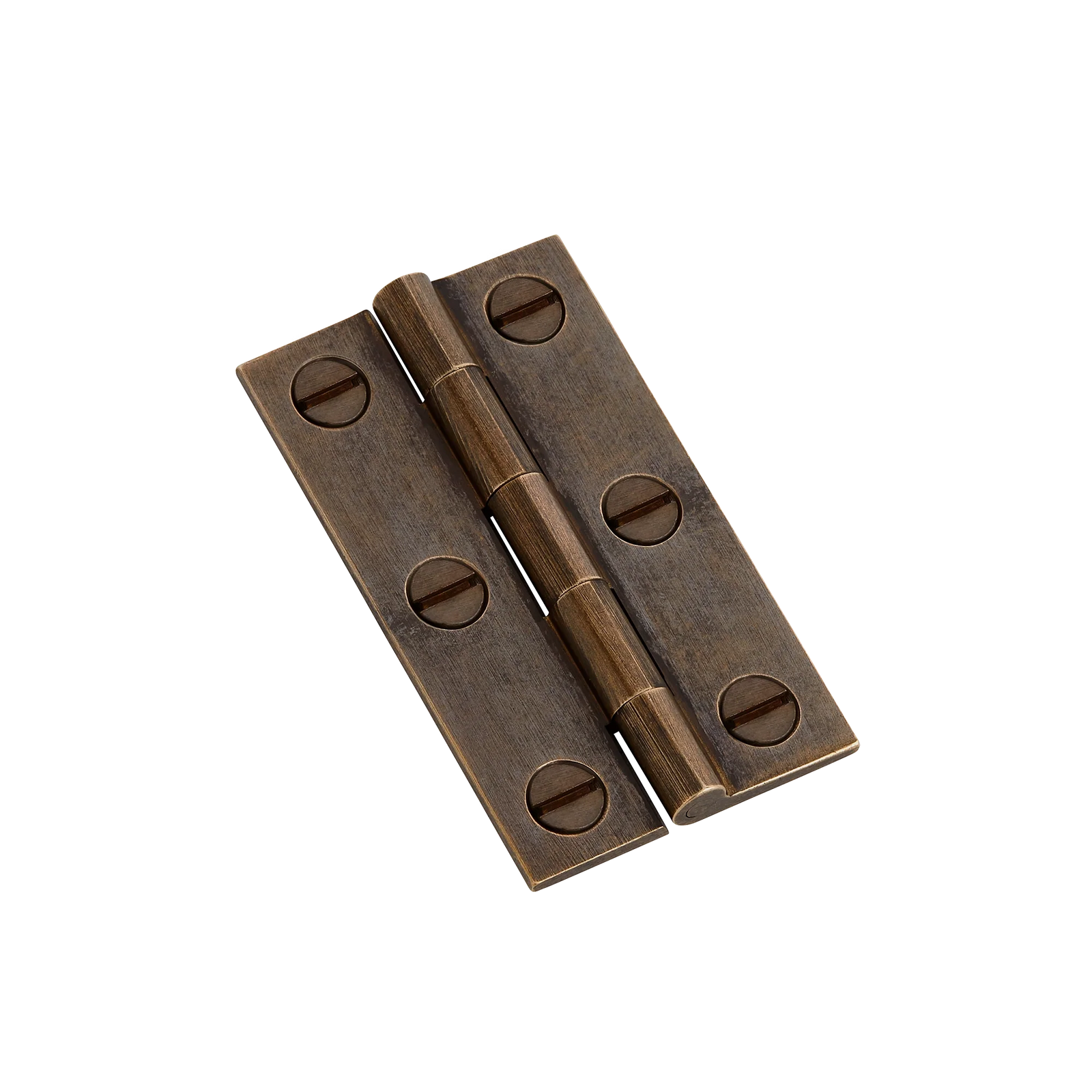 Armac Martin 204 (Pair of) Butt Hinge with Slotted Screws in 38mm / Dark Aged Brass