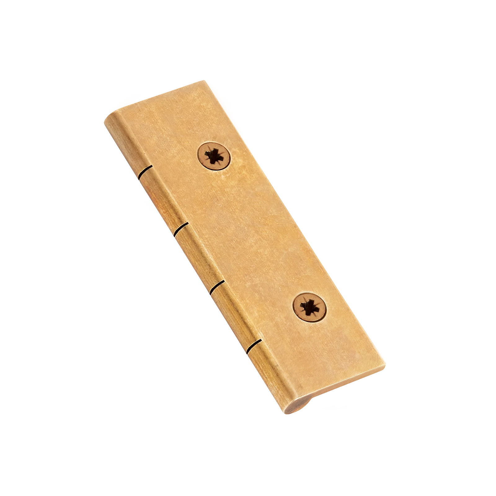 Armac Martin Dummy Hinge (Pair of) with Pozi Screws in 65mm / Burnished Brass
