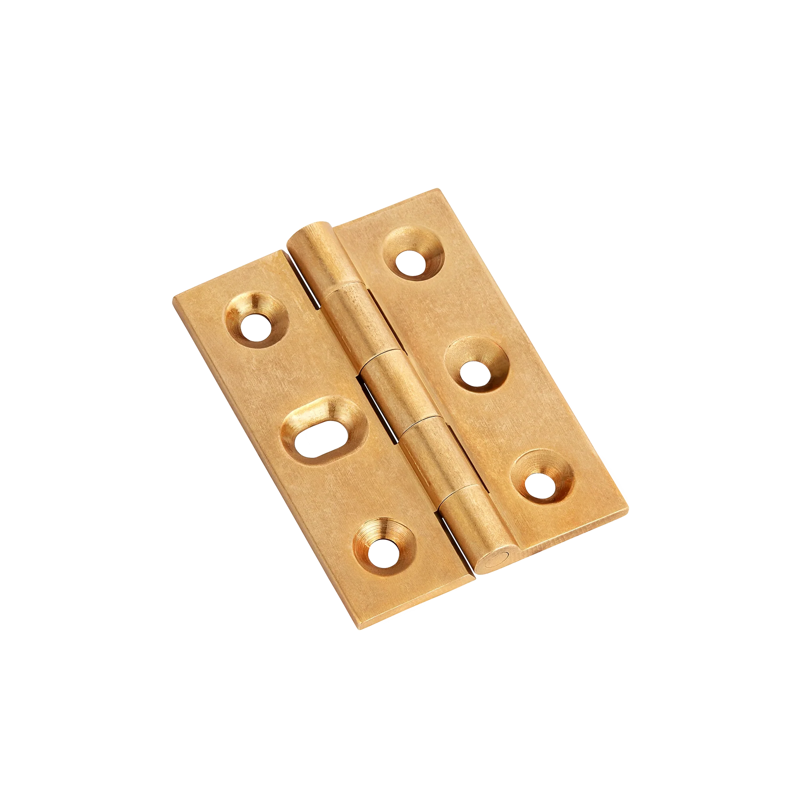 Armac Martin 207 - 1 SLOT Brass Broad Butt Hinge in 50mm / Burnished Brass