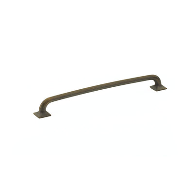 Schaub Northport Square Base 10" C-C Pull, Square Base in Ancient Bronze