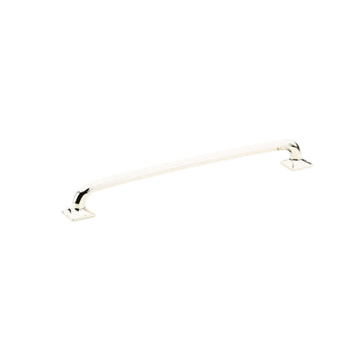 Schaub Northport Square Base 10" C-C Pull, Square Base in Polished Nickel