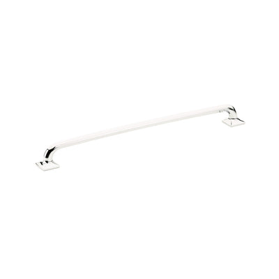 Schaub Northport Square Base 12" C-C Pull, Square Base in Polished Chrome