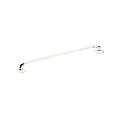 Schaub Northport Square Base 12" C-C Pull, Square Base in Polished Nickel