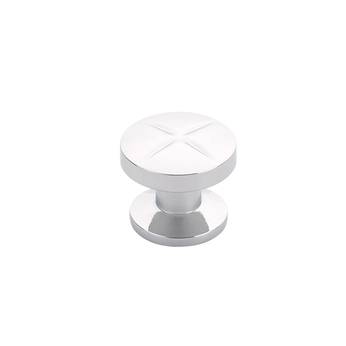 Schaub Northport Round Base 1-3/8" Round Knob in Polished Chrome