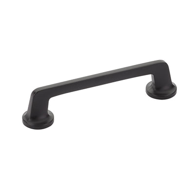 Schaub Northport Round Base 5" C-C Pull, Round Base in Matte Black