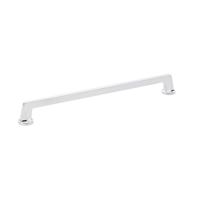 Schaub Northport Round Base 15" C-C Appliance Pull, Round Base in Polished Chrome