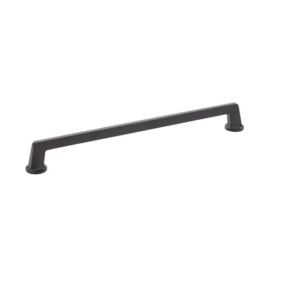 Schaub Northport Round Base 15" C-C Appliance Pull, Round Base in Matte Black