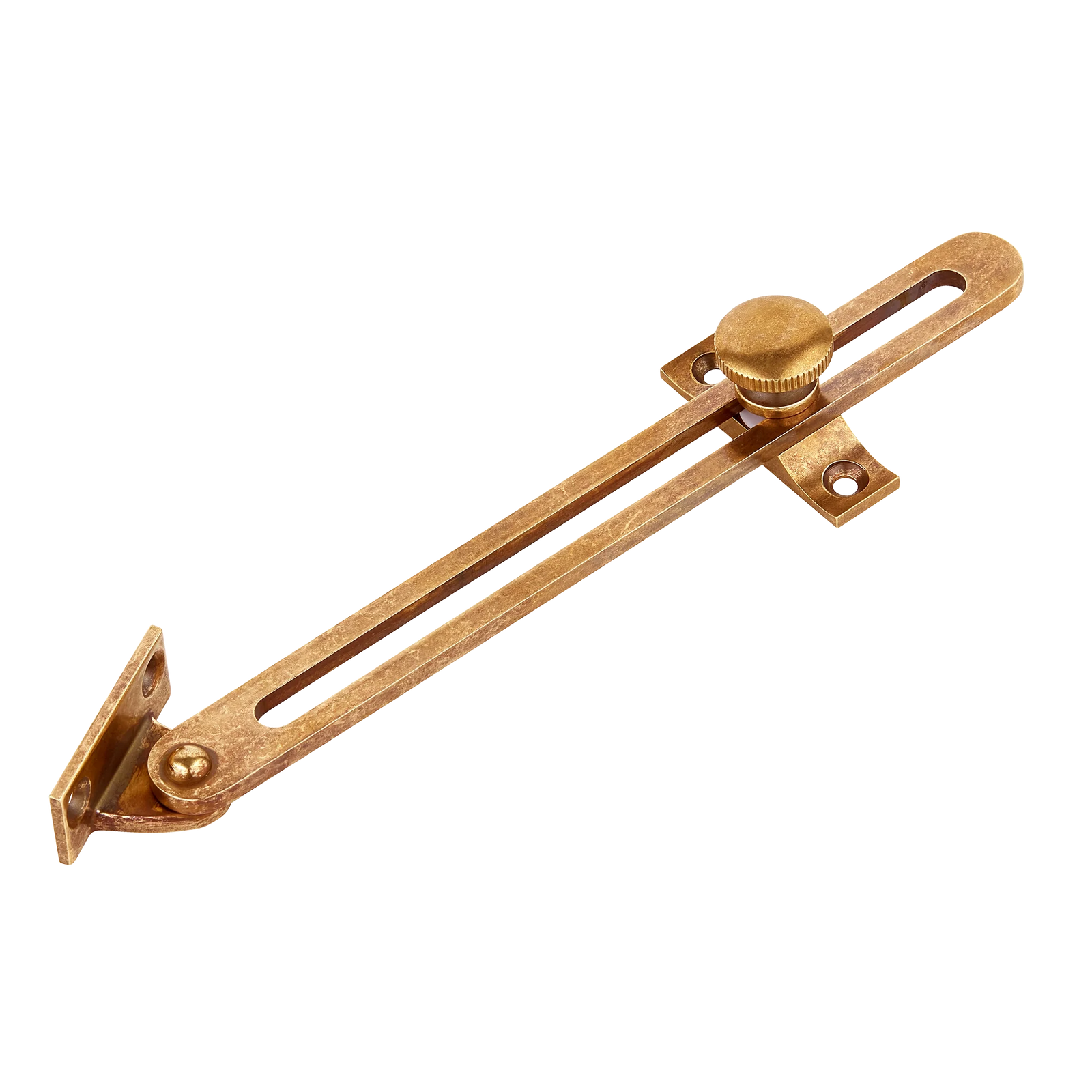 Armac Martin 2149 Wardrobe Stay in 204mm / Burnished Brass