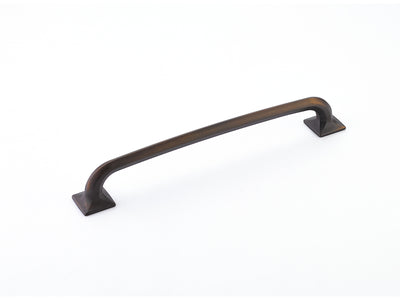 Schaub Northport Square Base 8" C-C Pull, Square Base in Ancient Bronze