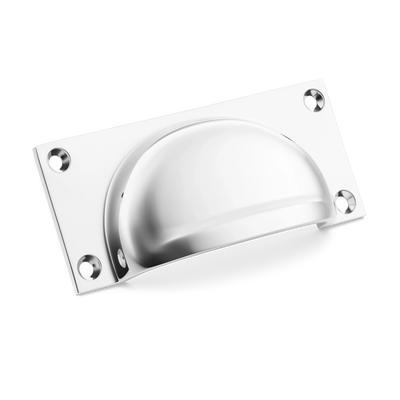 Armac Martin 2174 Drawer Pull in 95mm / Polished Chrome Plate