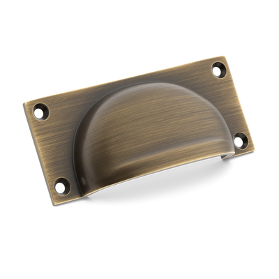 Armac Martin 2174 Drawer Pull in 95mm / Satin Antique Satin Lacquered