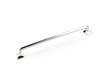 Schaub Northport Square Base 15" C-C Appliance Pull, Square Base in Polished Nickel