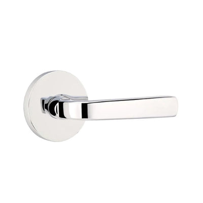 Emtek Sion Lever with Disk Rosette in Polished Chrome