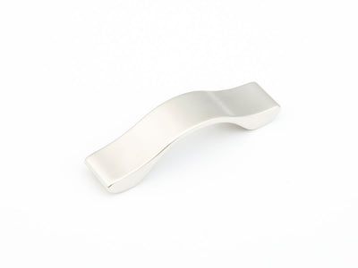Schaub Wave 2-1/2" C-C Pull in Satin Nickel