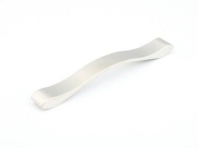 Schaub Wave 7-1/2" C-C Pull in Satin Nickel
