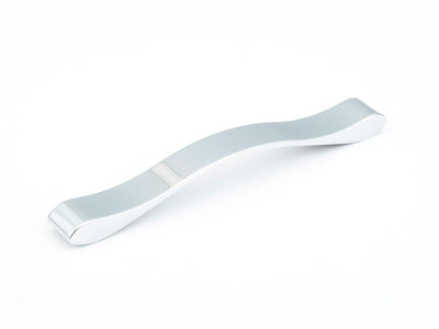 Schaub Wave 7-1/2" C-C Pull in Polished Chrome