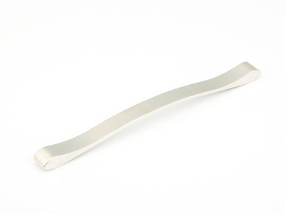 Schaub Wave 12-5/8" C-C Pull in Satin Nickel