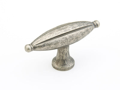 Schaub Siena 2-7/8" T-Knob in Vibra Nickel