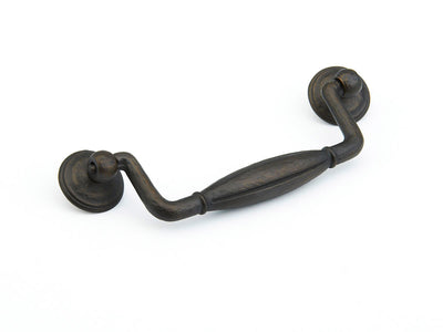 Schaub Siena 5" C-C Bail Pull in Ancient Bronze