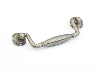 Schaub Siena 5" C-C Bail Pull in Vibra Nickel