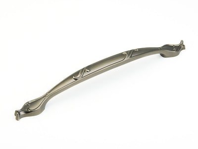 Schaub French Farm 12" C-C Appliance Pull in Antique Nickel