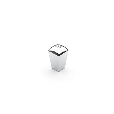 Schaub SkyeVale 1/2" Crystal Knob in Polished Chrome