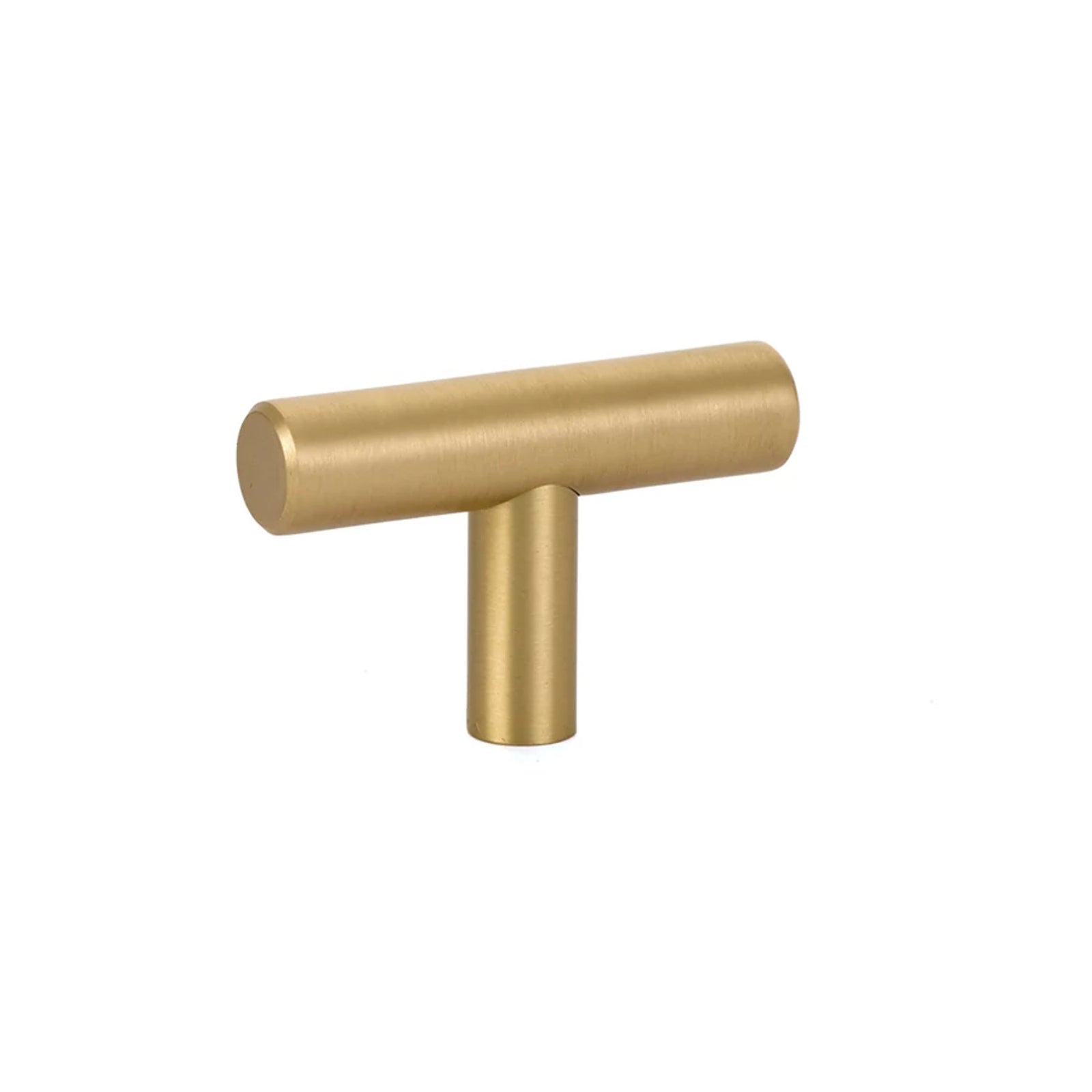 Emtek Bar 2" Knob in Satin Brass
