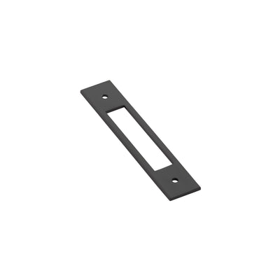 Emtek Modern Back Plate Back Plate for 4" Pull (shown in Flat Black)