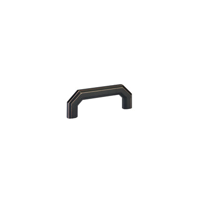 Emtek Riviera 3-1/2" C-C Pull in Oil Rubbed Bronze