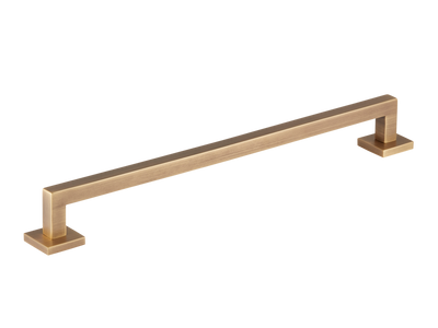 Armac Martin Bromford Cabinet Handle in 128mm / Hand Burnished Brass