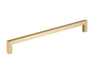 Armac Martin Bromsgrove Cabinet Handle in 305mm / Satin Brass Satin Lacquered