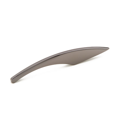 Schaub Sorrento 1-1/4" C-C Tapered Pull in Black Chrome