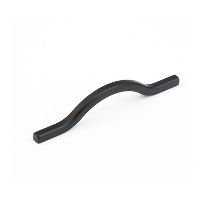 Schaub Sorrento 96/5-1/16" C-C Bowed Pull in Matte Black