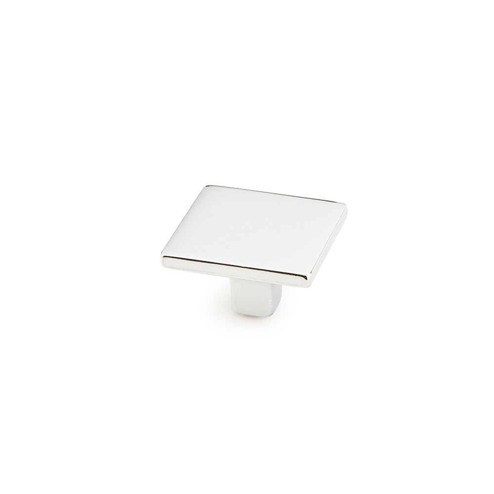 Schaub Armadio 1-3/8" Square Knob in Polished Chrome