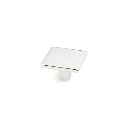 Schaub Armadio 1-3/8" Square Knob in Polished Chrome