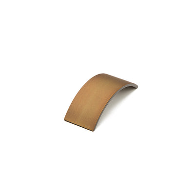 Schaub Armadio 64 mm C-C Arched Pull in Burnished Bronze